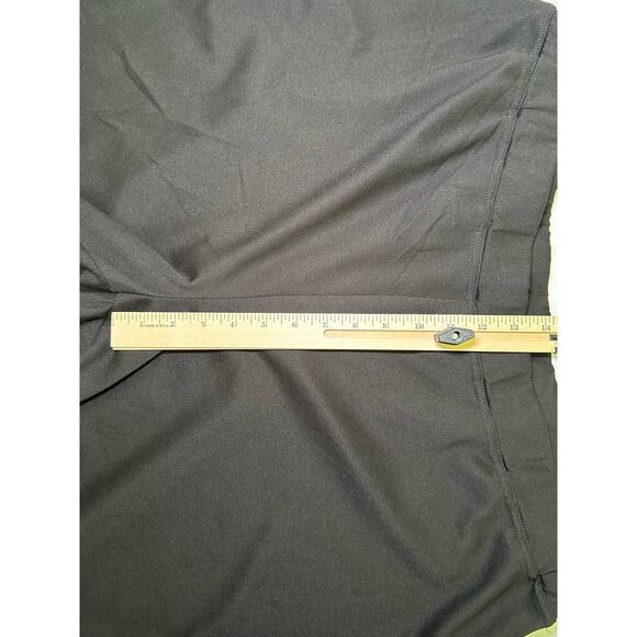 Roamans Womens Black Pants Sz 26W (39x28) Bead Embellished Pull On Elastic Waist - Picture 9 of 12